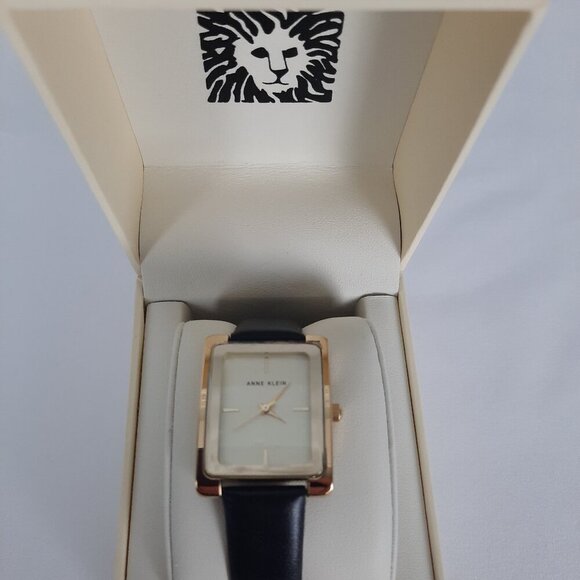 NIB Anne Klein Women's Leather Strap Watch - Picture 5 of 6